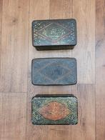 Antieke tabaksblikken 3 stuks, Ophalen of Verzenden, Gebruikt, Overige, Overige merken