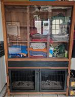 2 kleine benches met bovenkast, Ophalen, Gebruikt