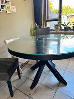 Eer tafel rond 130cm, Huis en Inrichting, Tafels | Eettafels, Ophalen, Zo goed als nieuw, Rechthoekig, 50 tot 100 cm