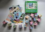 Jip En Janneke blokkenpuzzel, 10 tot 50 stukjes, Ophalen of Verzenden, Zo goed als nieuw, Van hout