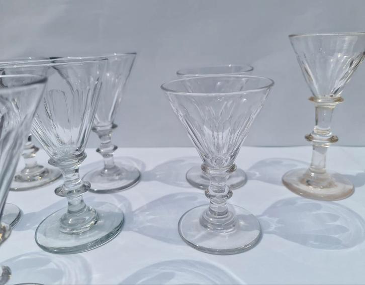 Antieke kristallen paraplu glazen begin 19e eeuw., Antiek en Kunst, Antiek | Glas en Kristal, Ophalen of Verzenden
