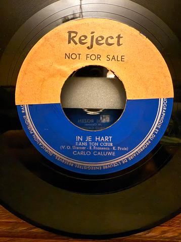 Carlo Caluwe - In Je Hart / Rode Rozen - Single beschikbaar voor biedingen