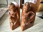 2 Oude Balinese Boekensteunen uit het voormalige Nederlands, Antiek en Kunst, Ophalen of Verzenden