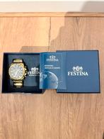 Gouden Festina Horloge, Overige merken, Staal, Gebruikt, Polshorloge