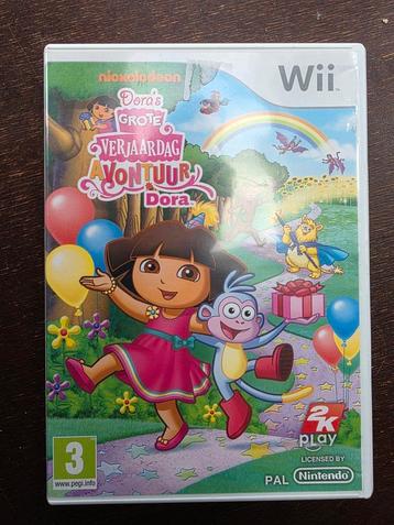 Nintendo Wii game Dora's grote verjaardag avontuur Nickelode beschikbaar voor biedingen
