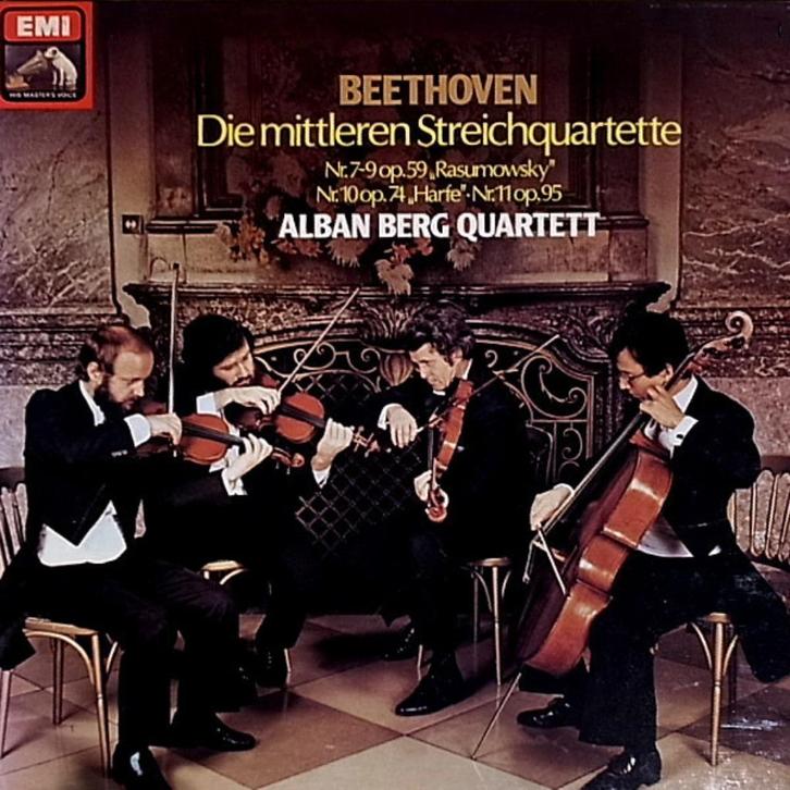 BEETHOVEN: De middel Strijkkwart. 7-11. 3CD Alban Berg Q., Cd's en Dvd's, Cd's | Klassiek, Zo goed als nieuw, Kamermuziek, Classicisme