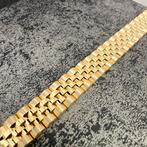 18k gouden armband rolex schakel massief, Ophalen of Verzenden, Nieuw, Goud