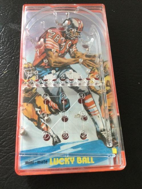Mini Mate Lucky Ball – Football/Baseball pocket game  1976, Verzamelen, Retro, Huis en Inrichting, Ophalen of Verzenden