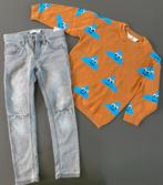 Name it spijkerbroek maat 122 en H&M trui maat 110/116, Ophalen of Verzenden, Gebruikt, Jongen of Meisje, Overige typen