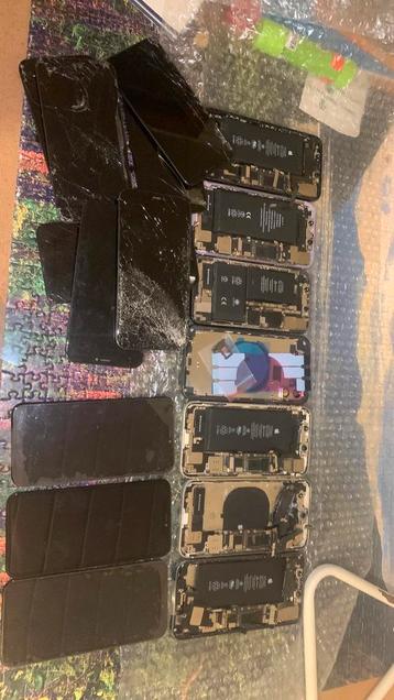 Groot lot Apple iPhone 11/XR/X kapot voor onderdelen beschikbaar voor biedingen