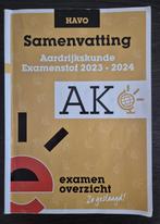 Samenvatting Aardrijkskunde HAVO eindexamen, Ophalen, Gelezen, HAVO, Aardrijkskunde