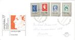 AMPHILEX uit 1977 envelop Nederland, Postzegels en Munten, Postzegels | Eerstedagenveloppen, Nederland, Beschreven, Ophalen of Verzenden