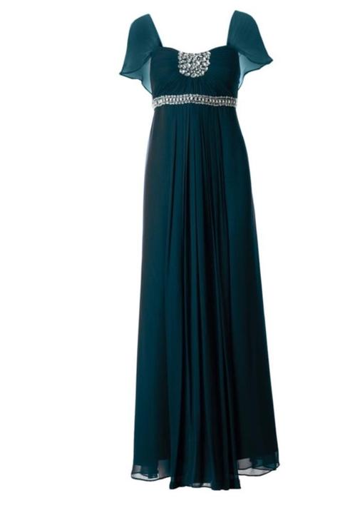 grote maat galajurk kleur petrol maat 46, 48, Kleding | Dames, Gelegenheidskleding, Nieuw, Galajurk, Maat 46/48 (XL) of groter