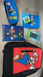 Mario schoolset rugtas etui, schriften, pennen nieuw, Diversen, Ophalen of Verzenden, Nieuw