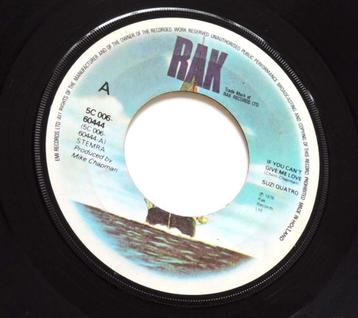 ROCK HIT Suzi Quatro IF YOU CAN'T GIVE ME LOVE beschikbaar voor biedingen