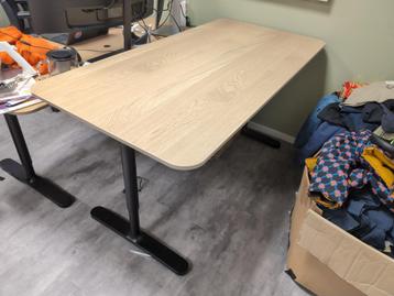 Ikea Bekant bureau Bruin/wit - afbeelding 1