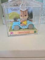 Sylvanian families eekhoorn in auto, Ophalen of Verzenden, Zo goed als nieuw