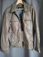 Arma leren jas maat 52, Maat 52/54 (L), Bruin, Gedragen, Arma
