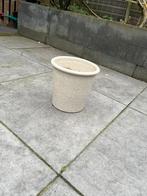 Stenen bloempot - 30cm hoog, Steen, Gebruikt, Binnen, Ophalen of Verzenden