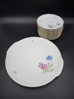 Hutschenreuther Porseleine cakeset 11delig - 1960s Topstaat, Antiek en Kunst, Ophalen of Verzenden