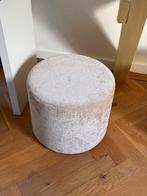 Kwantum Poef Padua - Caramel - Nieuw, Ophalen, Minder dan 50 cm, Rond, Nieuw