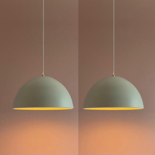2 XL vintage design LAMPEN Dyssen Asger BC LYS Denmark, Huis en Inrichting, Lampen | Hanglampen, Gebruikt, Minder dan 50 cm, Metaal