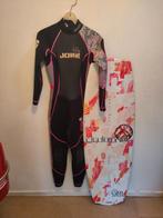 Wakeboard met vinnen en wetsuit, Watersport en Boten, Ophalen, Wetsuit, Gebruikt, Jobe