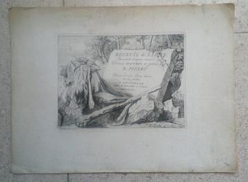 2) Receuïl de Lions - gravés B.Picart 1729 - Rembrandt (18x) beschikbaar voor biedingen