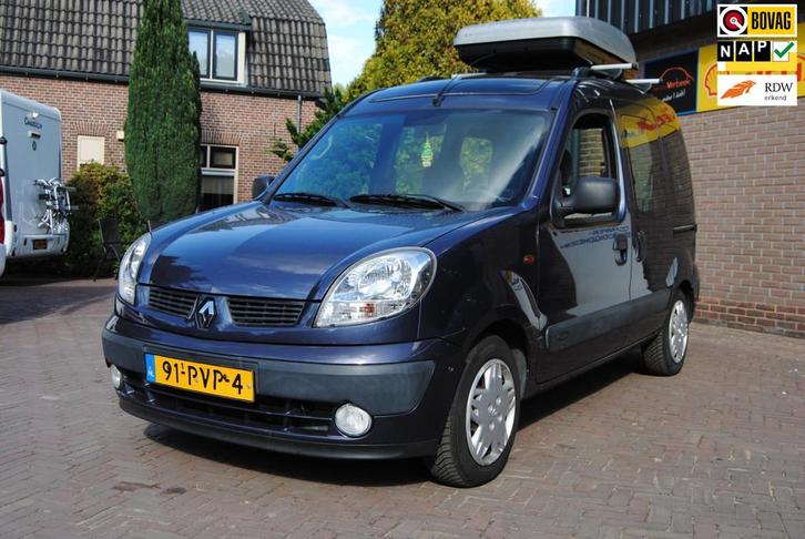 Renault Kangoo 1.2-16V Campus, Auto's, Renault, Bedrijf, Te koop, Kangoo, Airbags, Centrale vergrendeling, Lichtmetalen velgen