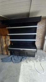 Te koop: Coreco zwarte koelvitrine / wandkoelmeubel – 150 cm, Ophalen, Gebruikt, Koelen en Vriezen