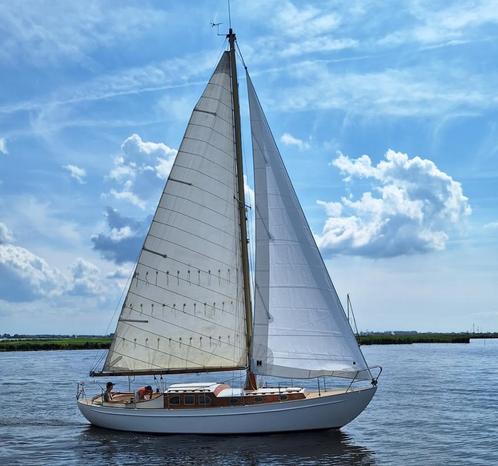 Klassieke s-spant zeiljacht , de Voogt  L 950 diepgang 1.40, Watersport en Boten, Kajuitzeilboten en Zeiljachten, Gebruikt, Tourjacht of Cruiser