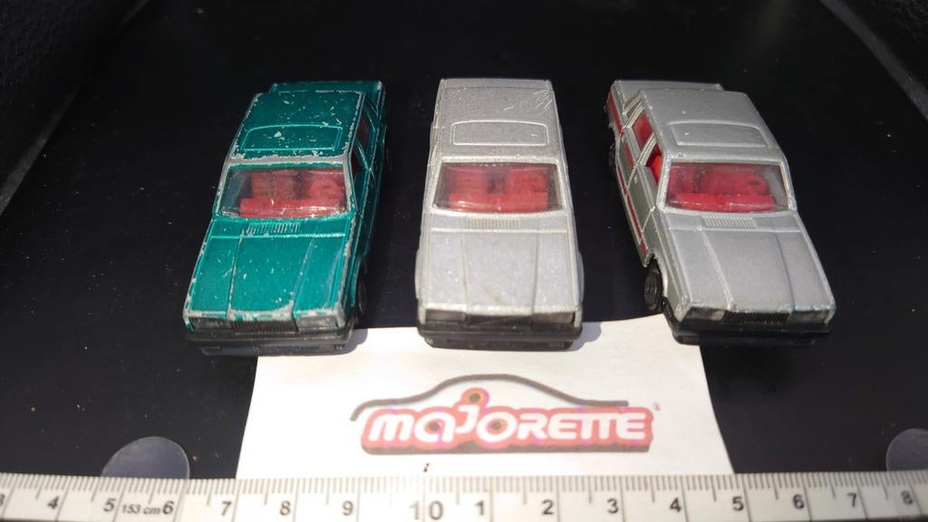 3x Majorette 230 Volvo 760 GLE, Ophalen of Verzenden, Gebruikt, Auto, Majorette