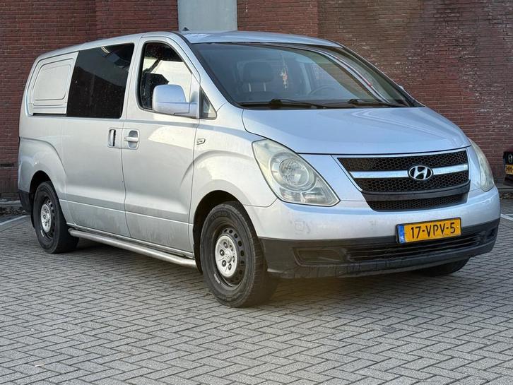 Hyundai H 300 2.5 CRDi Dynamic|DUBBEL CABINE|AIRCO|2XSCHUIFD, Auto's, Bestelauto's, Bedrijf, Te koop, ABS, Airbags, Airconditioning