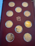 2kg zilver 92,5% 100 munten Geschiedenis Franklin mint, Ophalen of Verzenden, Koningin Beatrix, Zilver