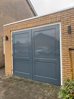 Openslaande hardhouten garagedeur hardhout, Garagedeur, Ophalen of Verzenden, Zo goed als nieuw, 120 cm of meer