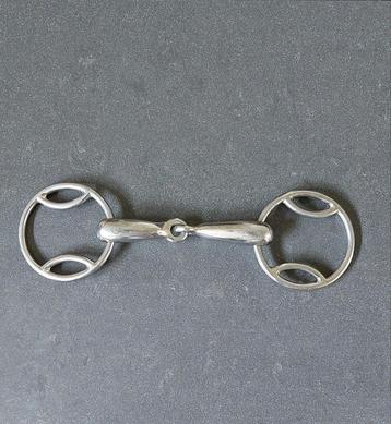 Bit-Pessoa-11,5cm-Pony-Multi-Ring-Enkel-Gebroken-RVS-