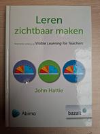 Leren zichtbaar maken - John Hattie, Niet van toepassing, Zo goed als nieuw, Ophalen, John Hattie