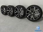 VW Golf 8 GTI GTD R 5H Estoril look 18 inch zwarte velgen 5x, 18 inch, Gebruikt, Banden en Velgen, Ophalen of Verzenden