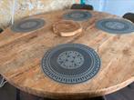 Eettafel met 4 stoelen, Ophalen, Gebruikt, Rond, 100 tot 150 cm