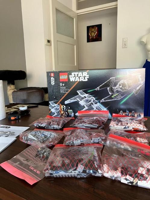 LEGO 75348 Mandalorian Fang Fighter vs. TIE Interceptor, Kinderen en Baby's, Speelgoed | Duplo en Lego, Gebruikt, Lego, Complete set