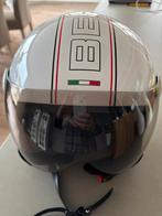 Beon Design Helm Wit met Italiaanse accenten - maat L - ZGAN, Ophalen of Verzenden, Zo goed als nieuw, Large
