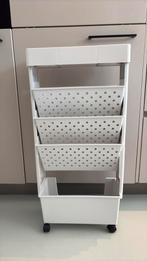 Witte ladekast, Huis en Inrichting, Ophalen, Overige materialen, Minder dan 50 cm, Zo goed als nieuw