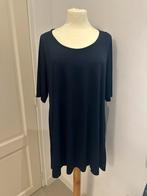 Donkerblauw travelstof shirt Yoek, Kleding | Dames, Ophalen of Verzenden, Zo goed als nieuw, Blauw, Shirt of Top