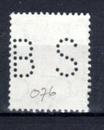NEDERLAND : 1953 : Perfin &@   B  S   @& on Y.600A., Ophalen of Verzenden, Na 1940, Gestempeld