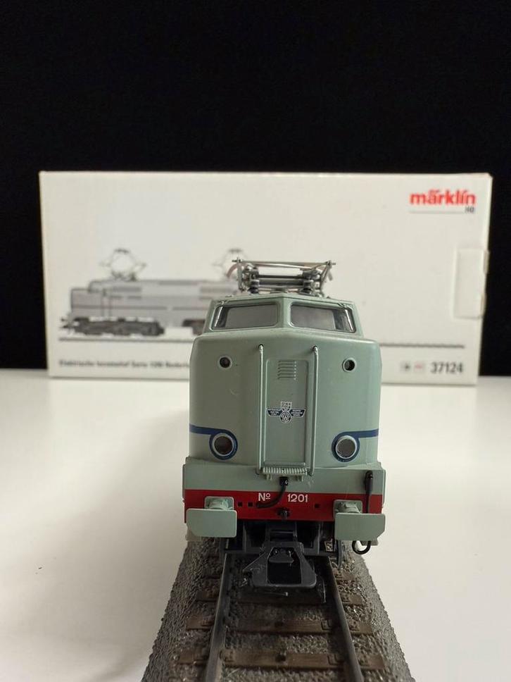 Marklin 37124 NS 1200 turquoise Limited edition, Hobby en Vrije tijd, Modeltreinen | H0, Zo goed als nieuw, Locomotief, Wisselstroom
