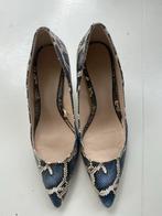 Zara Pumps Maat 41 - Slangenprint Blauw, Ophalen of Verzenden, Gedragen, Blauw, Pumps