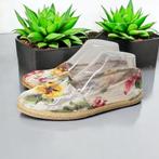 Mi Mao Sandalen Maat 38/39 Wit Kant Jute Bloemenprint, Kleding | Dames, Mimao, Mm, Verzenden, Wit