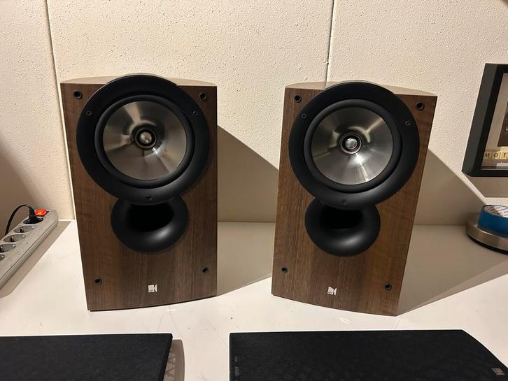 KEF Luidsprekers - Uitstekende geluidskwaliteit - iQ3, Audio, Tv en Foto, Luidsprekers, Zo goed als nieuw, Front, Rear of Stereo speakers