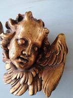 Antiek gipsen beeld engel, puti,, Antiek en Kunst, Antiek | Religie, Ophalen of Verzenden