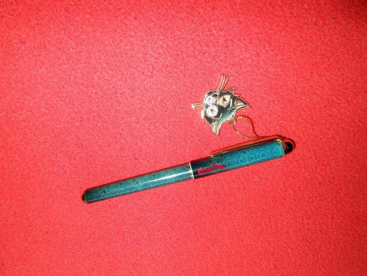 Efteling: Danse Macabre: pen met hangertje (kattenkop), Verzamelen, Efteling, Nieuw, Overige typen, Ophalen of Verzenden